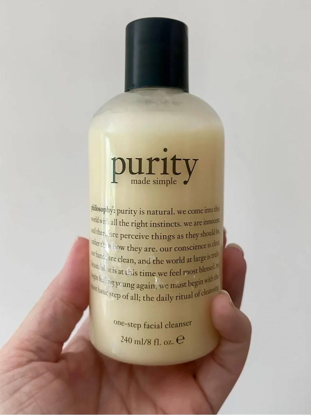 NWT Philosophy Purity Made Simple One-Step Facial Cleanser 8 oz Sealed